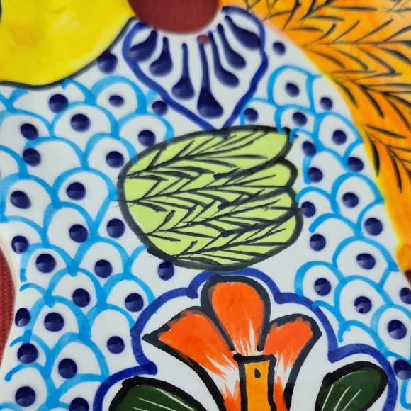 Colorful Ceramic Rooster Decor - Picture 5 of 5